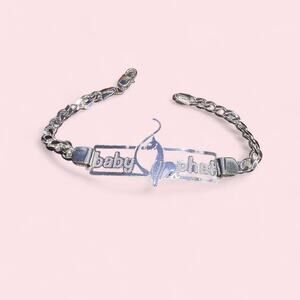 Y2k baby phat silver bracelet